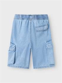 NAME IT Bermuda Denim Shorts Ben Light Blue
